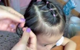 沈月短发发型怎么扎原来短发扎发丸子头这 100种儿童短发扎发步骤